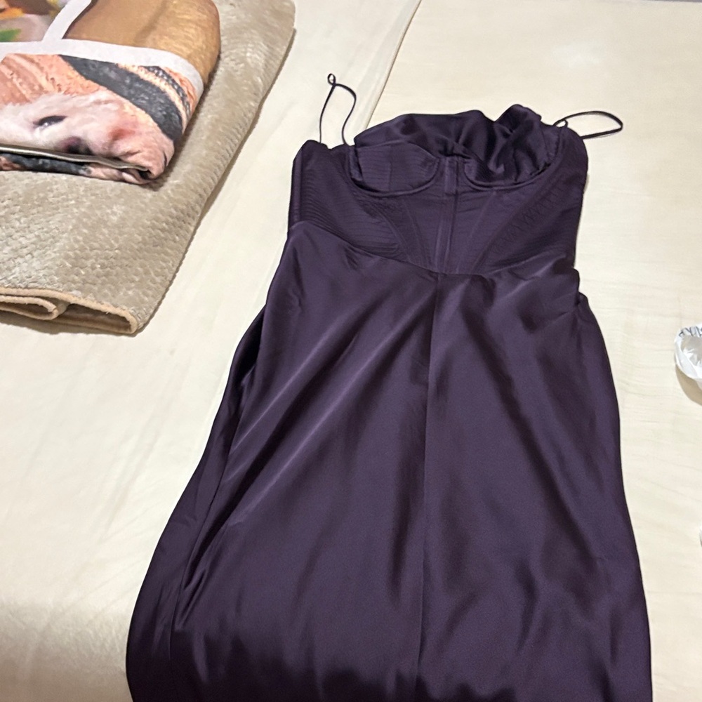 House of CB Deep Purple Dress